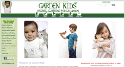 Desktop Screenshot of gardenkidsclothing.com